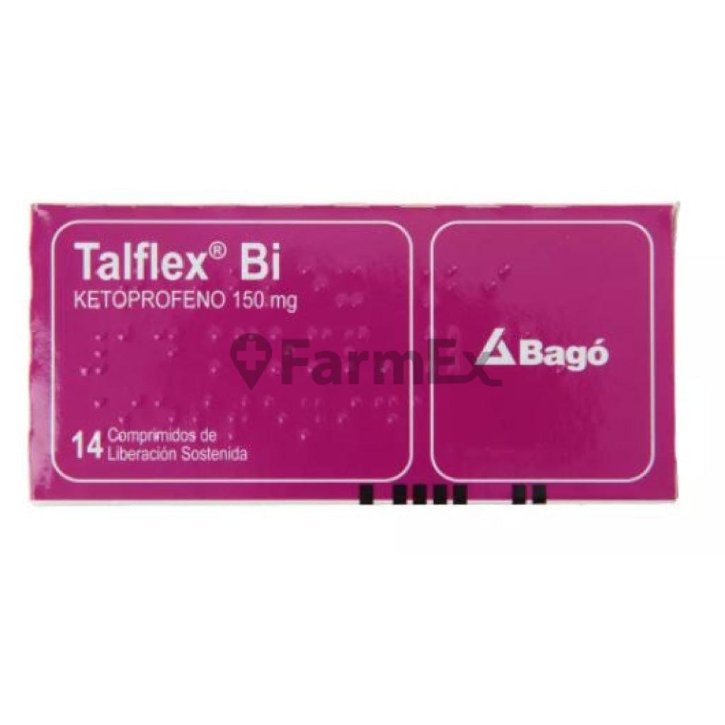 Talflex Bi 150 mg x 14 comprimidos Farmex-Pluxee-Persistente